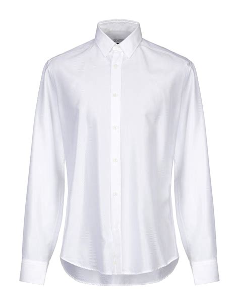 white versace shirt men|plain white Versace shirt.